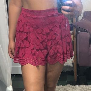 High waisted shorts